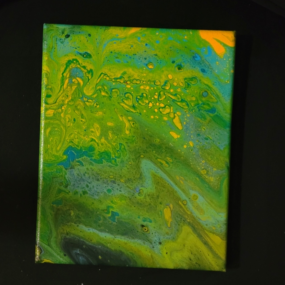 Acrylic pour art
